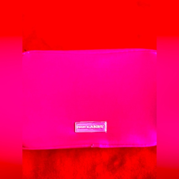 NWT PRADA cosmetic bag HOT PINK 💗 - Picture 1 of 2